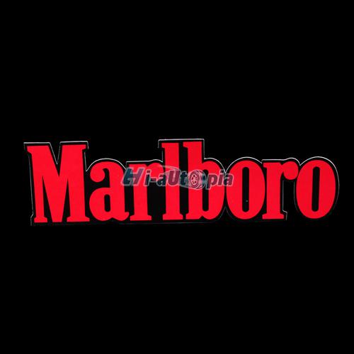 New car motorcycle decal marlboro word random sticker red 1181