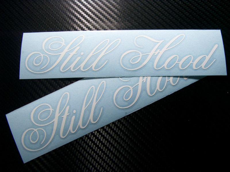 2 stillhood decals stickers illest  fatlace canibeat width 8.5 inch white *ww1