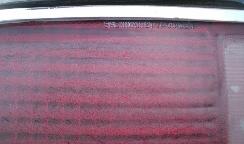 1974 75 76 77 Chevy Camaro Tail Light Assembly LH Driver Side Housing Lens OEM, US $19.99, image 4