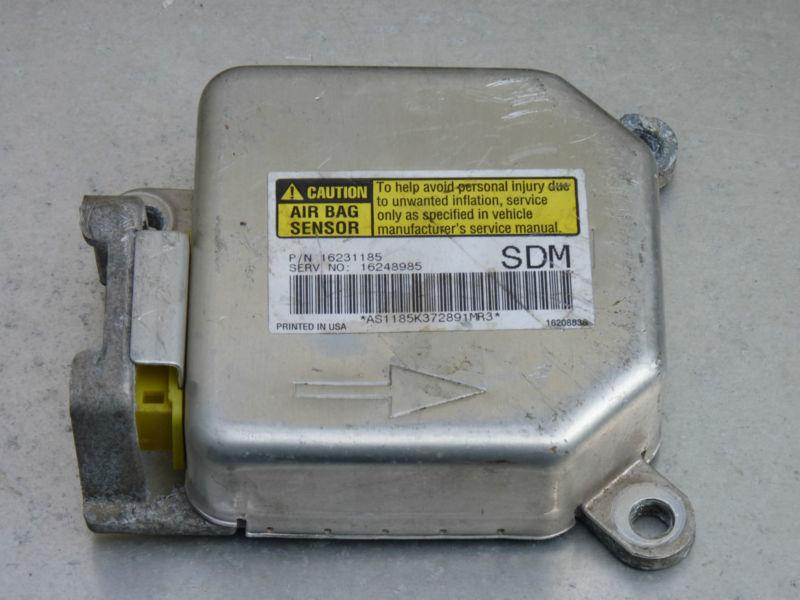 S10 blazer jimmy sonoma air bag sensor