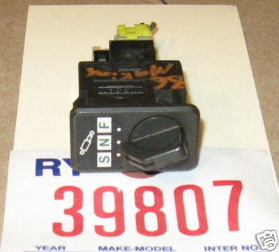 Nissan 86 maxima suspension ride quality switch 1986
