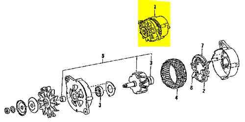 Subaru 23700aa401 genuine oem factory original alternator