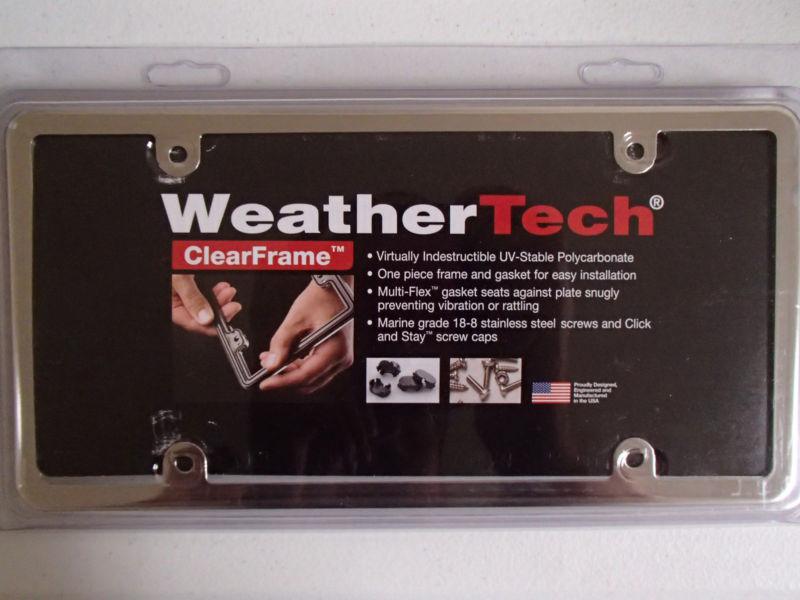 Buy WeatherTech ClearFrame, Brushed Stainless in El Paso, Texas, US