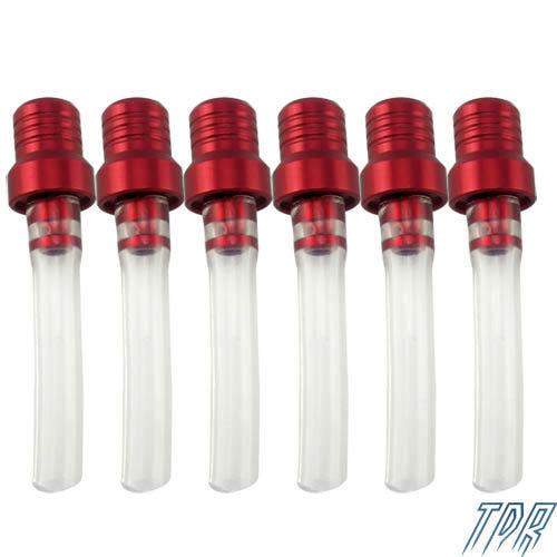 Buy 6pcs Red Gas Cap Vent Breather Hose Crystal Tube 50 90 110 125