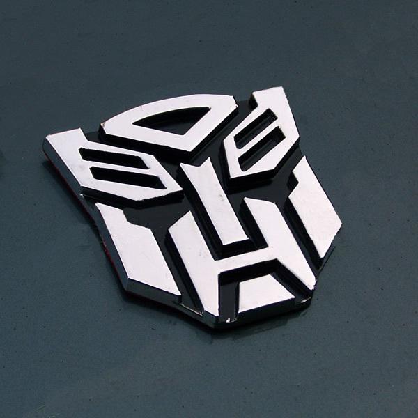 Buy 3D Chrome Transformers AUTOBOT Car Auto Truck Sticker Emblem Badge