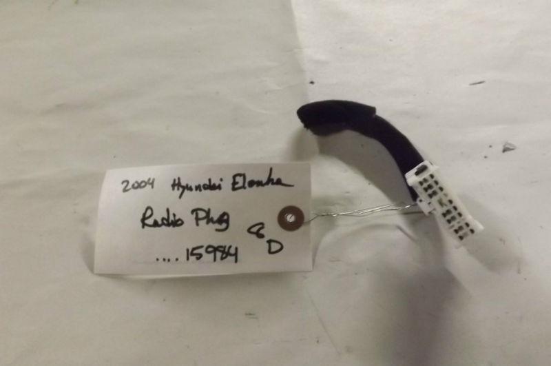 01 02 03 2004 2005 2006 hyundai elantra radio plug 96140-2d106ax oem d