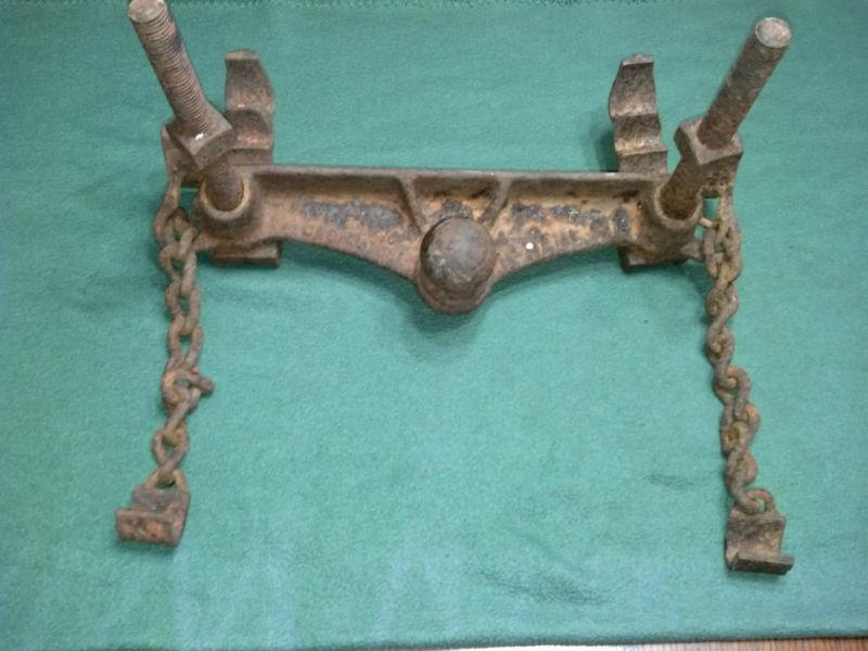 Vintage u-haul bumper hitch ball heavy chain drive double clamp u-hall history