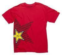 New one industries rockstar gravity tshirt red small