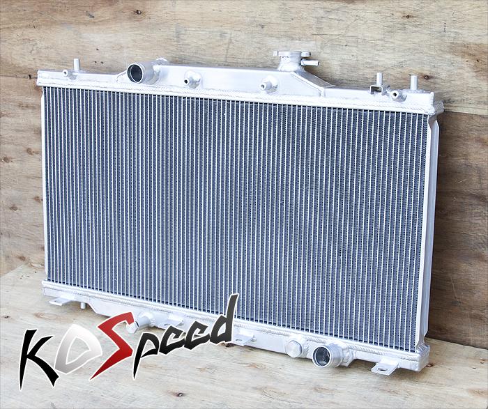 02-06 acura rsx type-s base upgrade dual core 2 row aluminum racing radiator