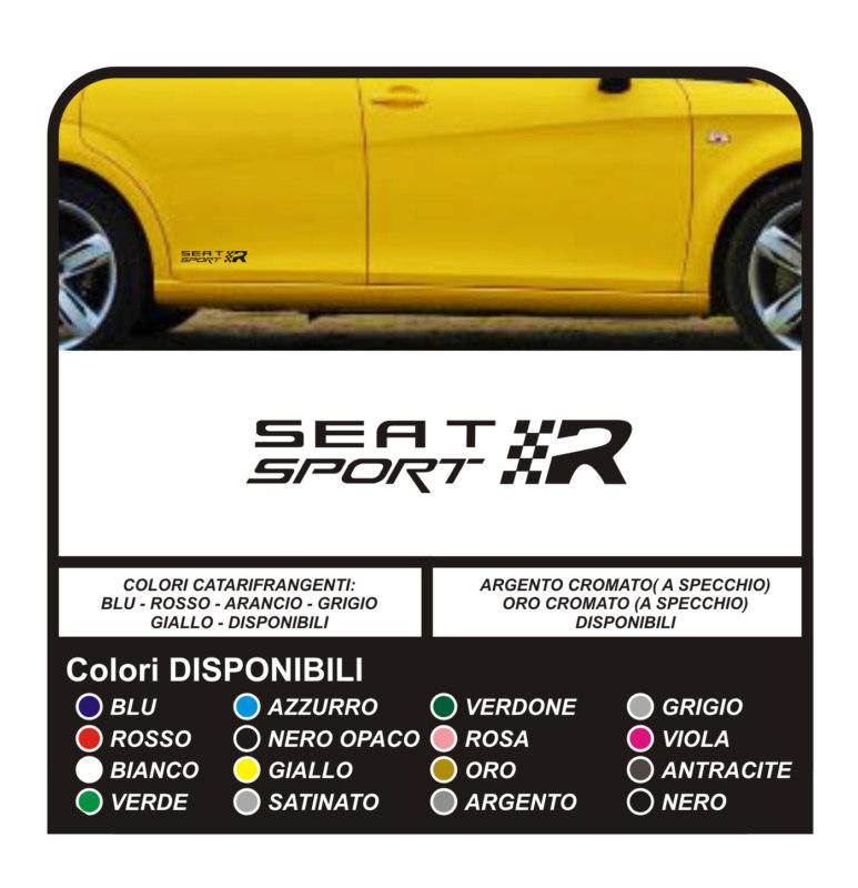 Stickers seat sport side skirt ibiza leon cupra altea fr r st tdi new decals