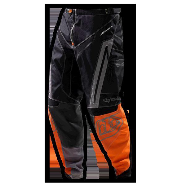 Troy lee designs adventure pant black/orange size 36 - new