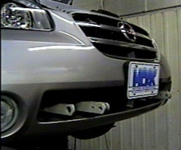 Blue ox bx1830 base plate for nissan maxima 00-03