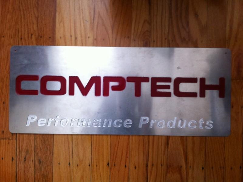 Comptech performance aluminum machined shop sign integra nsx civic tl tsx accord