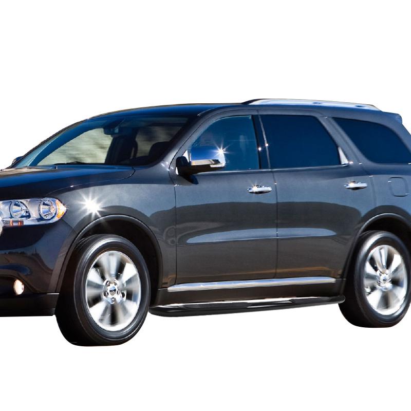 2011-2013 Dodge Durango Black Side Steps Step Running Boards Nerf Bars Bar 3