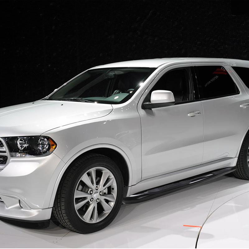 2011-2013 Dodge Durango Black Side Steps Step Running Boards Nerf Bars Bar 3