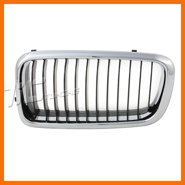 1999-2001 bmw 740i 740il front hood grille chrome replacement body left