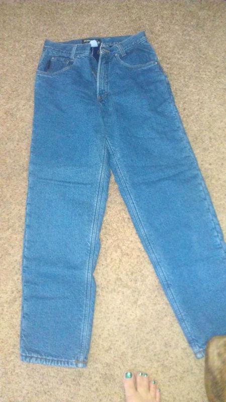 Sidewinder polartec insulated jeans, size 30 waist women's cut