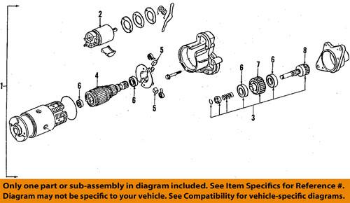 Nissan oem 233002y900r starter/starter motor