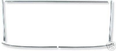 65-66-67 chevy impala windshield molding kit new stainless best available !
