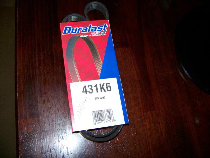 Buy BELT SERPENTINE DURALAST 431K6 MAXIMA *NEW* BEST DEAL ON EBAY! in