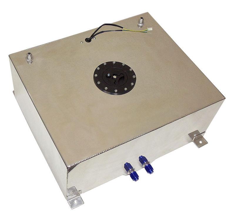 Universal 20 gallon fabricated fuel cell tank -10 an fittings four mounting tabs