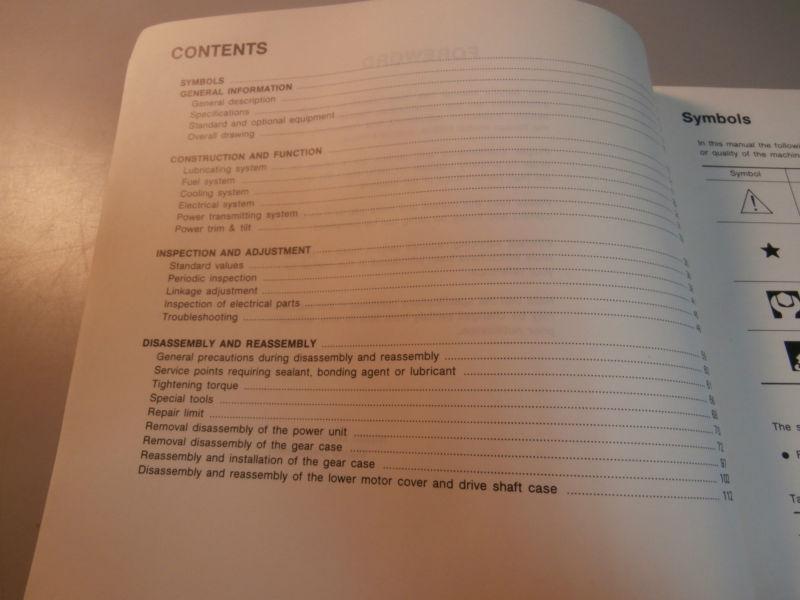 Nissan Marine NS90A NS 90A Outboard Motor Service Repair Manual M-315, US $50.00, image 2