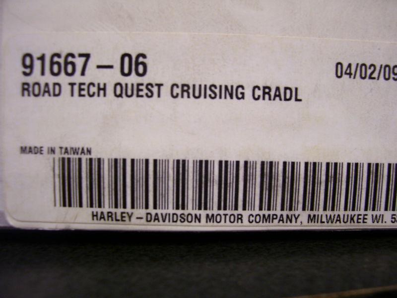 Harley- davidson road tech quest cruising cradle p/n 91667-06