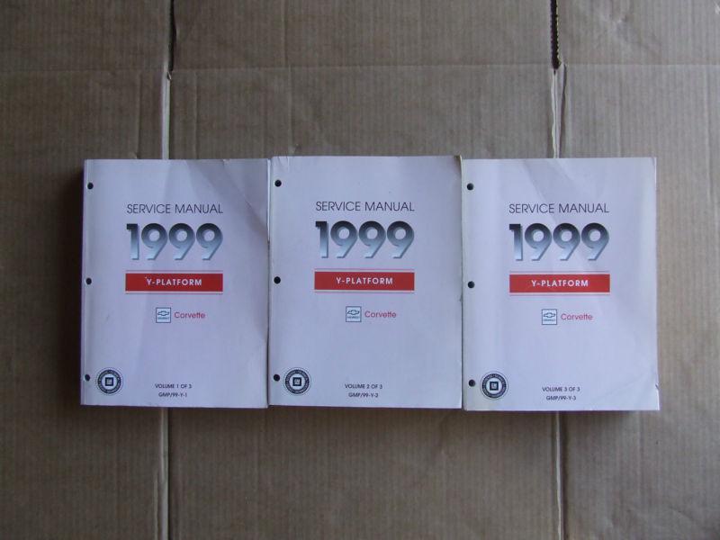 Corvette 99 dealer service manual book