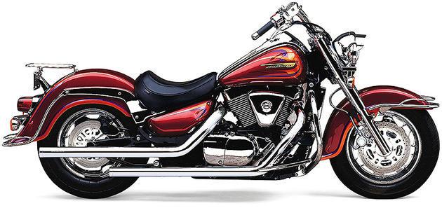 Cobra dragster exhaust fits suzuki intruder 1500 1998-2004