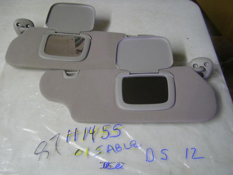 Buy 2001 MERCURY SABLE SUN VISORS SUNVISORS GRAY CLOTH OEM in Northeast