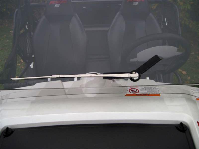 Universal utv rhino rzr ranger teryx hand operated windshield wiper blade arm