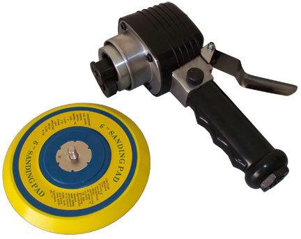 Dual action 6" air gun sander buffer 10,000 rpm 90psi