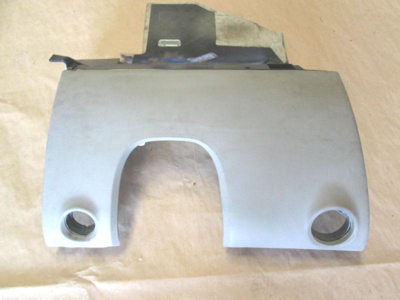 2004 audi a8 d3 quattro left dash knee trim air bag srs cover gray oem 4e1880301