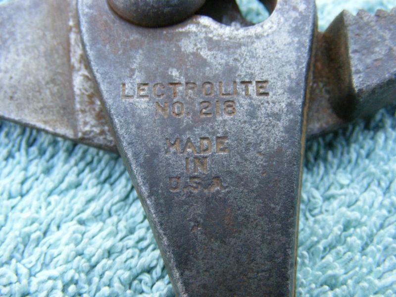 Vintage Lectrolite slip joint pliers No 218 8-1/4