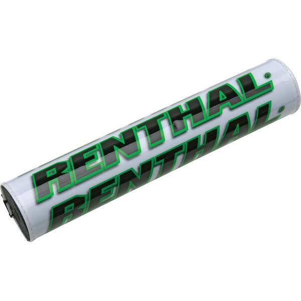 White/green renthal supercross 10 bar pad