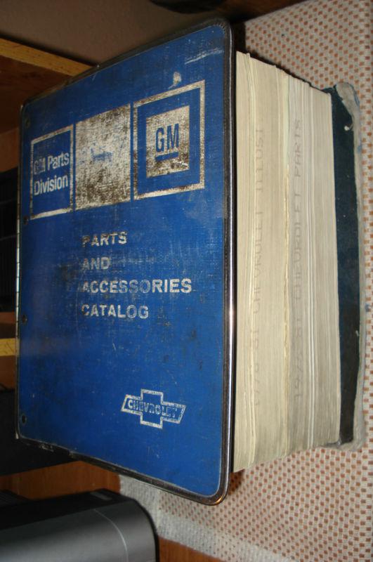 1976-1981 chevy parts book set catalog camaro el camino & more! text & illust.
