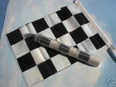 *wholesale car dealer 1 dozen b/w race checker flag antenna pennants rectangle