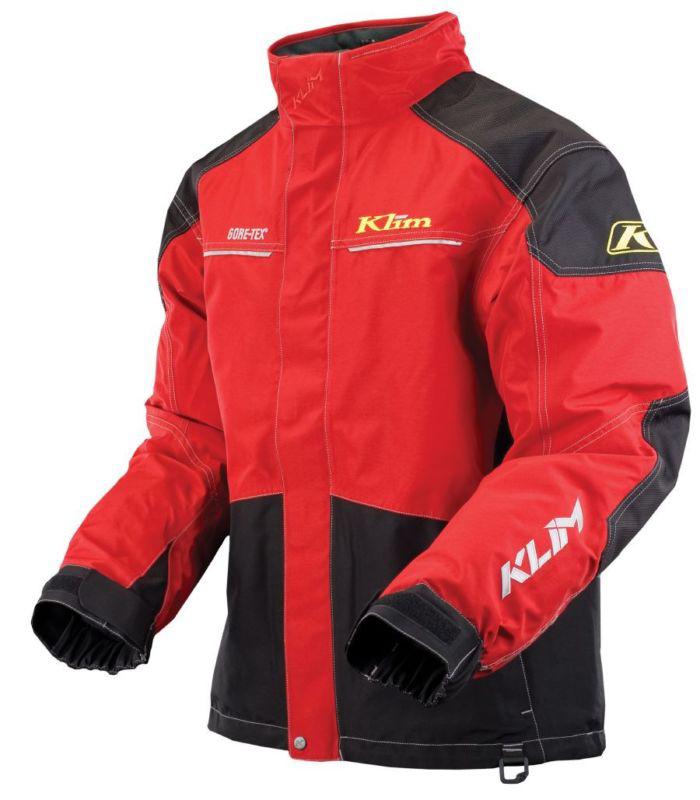 2013 klim men's klimate parka snowmobile gore tex jacket red 2xl