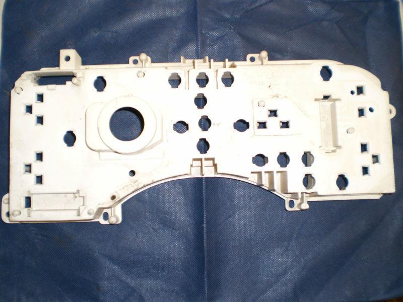 1990-1993 ford mustang gauge cluster housing white plastic 5.0l 2.3l 4.6l stock