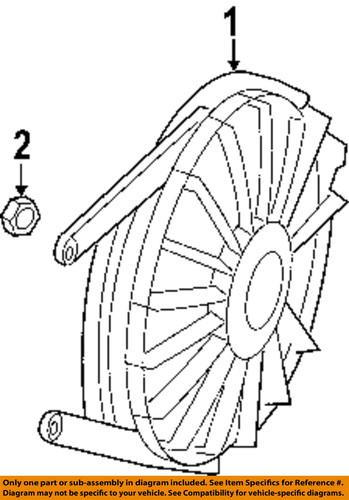 Mopar oem 5137718aa cooling fan-fan blade nut