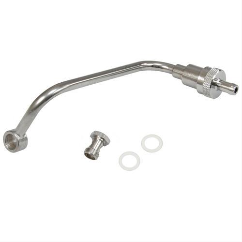 Buy Summit Racing G1533 Fuel Line Steel Holley 4160 Series Chrome 3/8