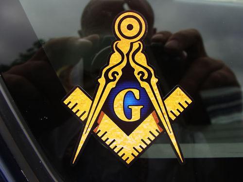 60 -3" masonic decals sticker shriner scottish york rite freemason car truck 001
