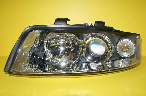 Audi a4 s4 2002-2005 headlights clear chrome left