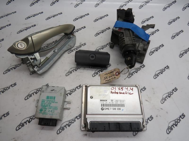 Bmw e53 x5 engine computer ignition key door glove box lock set