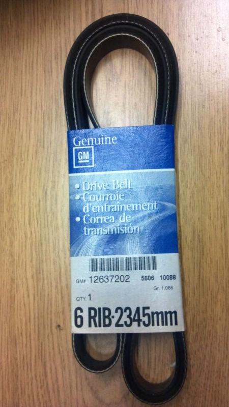 Gm original equipment serpintine belt pt # 12637202  fits 05-09 gm c k  truck