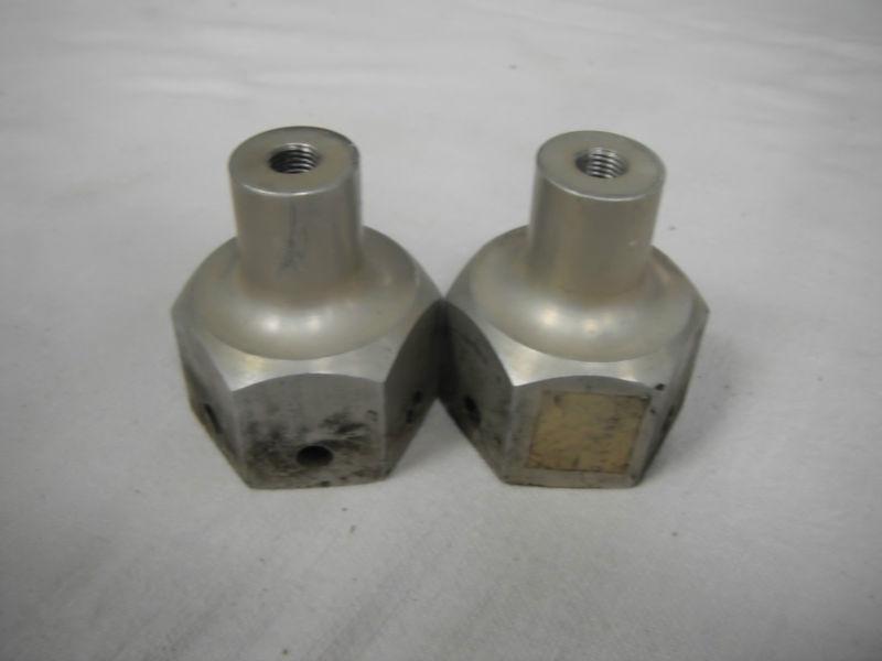 Two cessna 0441130 axle nut for wheel pants  c180-182-and more