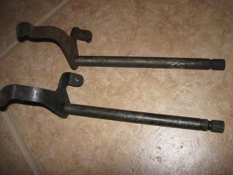 Rare mechanical rear brake cross shaft