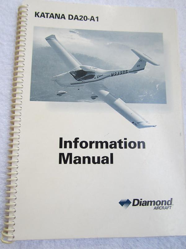 Katana da20-a1 information manual, diamond aircraft