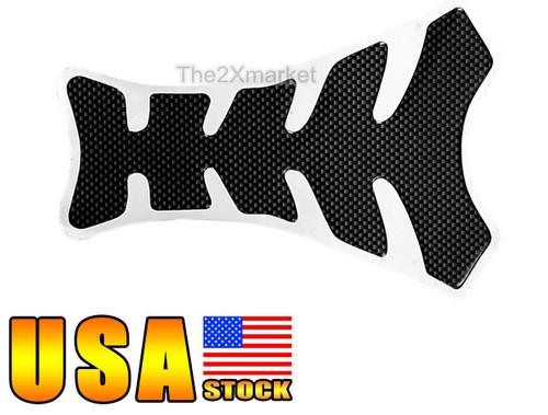 Universal motorcycle fit cbr yzf gsxr zzr black tankpad protector motografix new