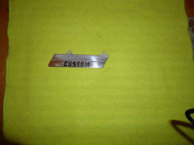 1954 1955 1956 dodge truck custom front fender emblem  nice